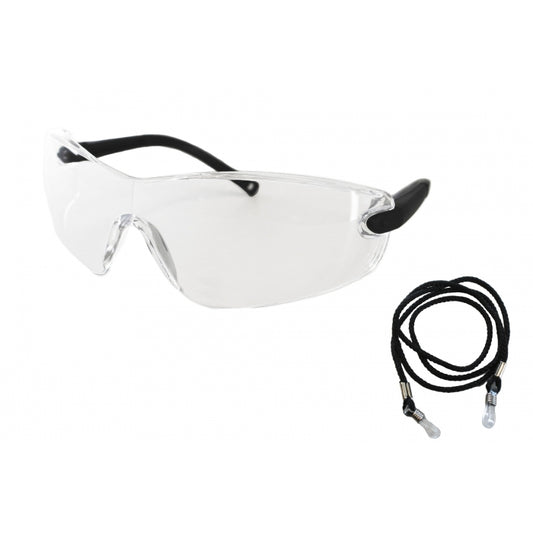 Parweld Nylon Black Frame Safety Spectacle P3410S